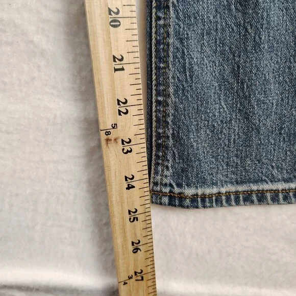 J.Crew High-Rise Crop Flare Jeans Womens sz 27 Button Fly Re- Imagined - Picture 9 of 11